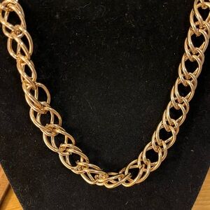 Napier on the tag chain necklace in gold tone 14 - 17 inches